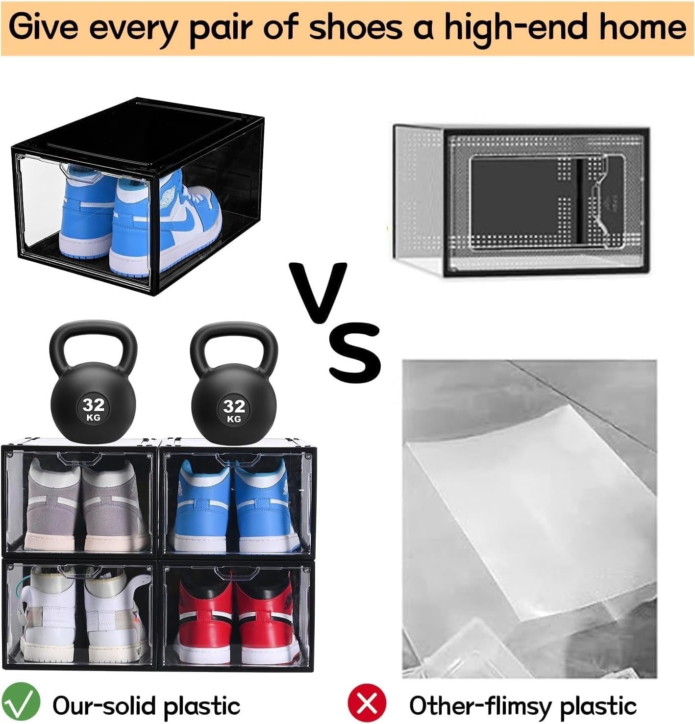 Organizador de Zapatos Compacto – Hasta 4 Pares, Ideal para Hogares Pequeños