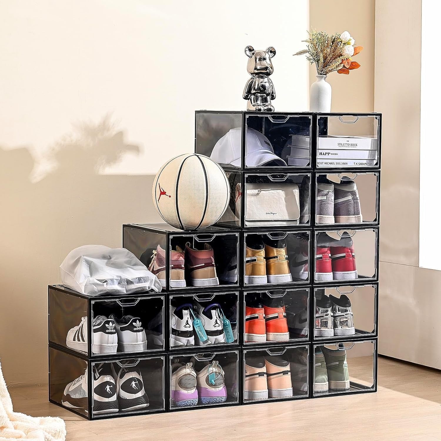 Organizador de Zapatos Compacto – Hasta 4 Pares, Ideal para Hogares Pequeños